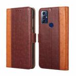 For Motorola Moto G Play 2023 Ostrich Texture Horizontal Flip Leather Phone Case(Brown)