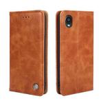 For Kyocera Digno BX2-Digno SX2-A101KC Non-Magnetic Retro Texture Horizontal Flip Leather Case(Brown)