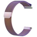 For Fitbit Versa Milanese  Watch Band, Size:L(Colorful)