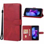 For TECNO Spark Go 2023 Leather Phone Case(Red)