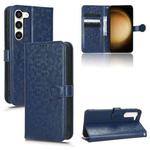 For Samsung Galaxy S23+ 5G Honeycomb Dot Texture Leather Phone Case(Blue)