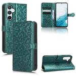 For Samsung Galaxy A54 5G Honeycomb Dot Texture Leather Phone Case(Green)