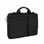 ST11 Polyester Thickened Laptop Bag, Size:15.6 inch(Black)