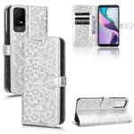 For TCL Ion X Honeycomb Dot Texture Leather Phone Case(Silver)