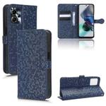 For Motorola Moto G13 / G23 4G Honeycomb Dot Texture Leather Phone Case(Blue)