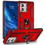 For Motorola Moto Edge+ 2023 Shockproof TPU + PC Phone Case with Holder(Red)