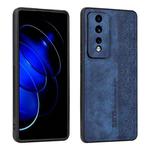 For Honor 80 GT 5G AZNS 3D Embossed Skin Feel Phone Case(Sapphire Blue)