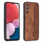 For Samsung Galaxy A24 4G AZNS 3D Embossed Skin Feel Phone Case(Brown)