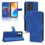 For Honor X5 Skin Feel Magnetic Flip Leather Phone Case(Blue)