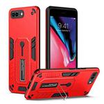 For iPhone 7 Plus / 8 Plus Variety Brave Armor Finger Loop Holder Phone Case(Red)