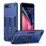 For iPhone 7 Plus / 8 Plus Variety Brave Armor Finger Loop Holder Phone Case(Blue)