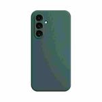 For Samsung Galaxy A54 5G Imitation Liquid Silicone Phone Case(Dark Green)