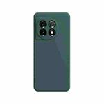 For OnePlus 11 Imitation Liquid Silicone Phone Case(Dark Green)