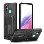 For Infinix Hot 12 Play Variety Brave Armor Finger Loop Holder Phone Case(Black)