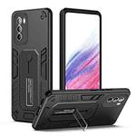 For Motorola Moto G31 EU Version / G41 Variety Brave Armor Finger Loop Holder Phone Case(Black)