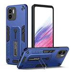 For Xiaomi Redmi A1 4G Variety Brave Armor Finger Loop Holder Phone Case(Blue)