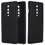 For OnePlus 8 Pure Color Liquid Silicone Shockproof Full Coverage Case(Black)