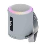 T&G TG373 Outdoor Portable LED Light RGB Multicolor Wireless Bluetooth Speaker Subwoofer(Grey)