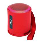 T&G TG373 Outdoor Portable LED Light RGB Multicolor Wireless Bluetooth Speaker Subwoofer(Red)