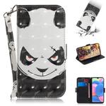 For Xiaomi Redmi Note 9S & Note 9 Pro Max 3D Colored Drawing Horizontal Flip Leather Case with Holder & Card Slot & Wallet & Lanyard(Angry Bear)