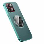 For iPhone 14 Plus R-JUST RH05 Magnetic Leather Metal Phone Case(Green)