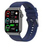 T50 1.85 inch Silicone Band IP67 Waterproof Smart Watch Supports Voice Assistant / Health Monitoring(Blue)