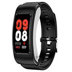 K60 1.08 inch Silicone Band Earphone Detachable Life Waterproof Smart Watch Support Bluetooth Call(Black)