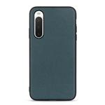 For Sony Xperia 10 V Lambskin Texture Genuine Leather Phone Case(Green)