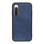 For Sony Xperia 10 V Two-color Calf Texture PU Phone Case(Blue)
