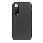 For Sony Xperia 10 V Two-color Calf Texture PU Phone Case(Black)