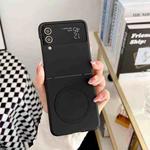 For Samsung Galaxy Z Flip3 5G Skin Feel Magnetic Shockproof Protective Phone Case(Black)