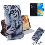 For Xiaomi Redmi Note 9 Pro Colored Drawing Horizontal Flip Leather Case with Holder & Card Slot & Wallet(Tiger)