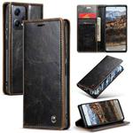 For Xiaomi Redmi Note 12 5G / Poco X5 CaseMe 003 Crazy Horse Texture Leather Phone Case(Coffee)