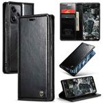 For Xiaomi Redmi Note 12 Pro+ 5G CaseMe 003 Crazy Horse Texture Leather Phone Case(Black)