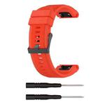 For Garmin Fenix 5X (26mm) Fenix3 / Fenix3 HR Silicone Watch Band(Orange)