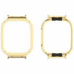 For Xiaomi Redmi Watch 3 / Mi Watch Lite 3 Metal Frame Watch Protective Case(Gold)