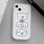 For iPhone 11 Pro Airbag Frame Three Bears Phone Case