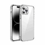 For iPhone 14 Pro TPU + Acrylic Ice Shield Series Protective Phone Case(Silver)