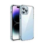 For iPhone 13 TPU + Acrylic Ice Shield Series Protective Phone Case(Blue)