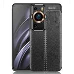 For Huawei P60 Litchi Texture Shockproof TPU Phone Case(Black)
