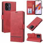 For Xiaomi Redmi 12C / 11A Classic Wallet Flip Leather Phone Case(Red)