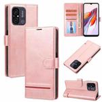 For Xiaomi Redmi 12C / 11A Classic Wallet Flip Leather Phone Case(Pink)