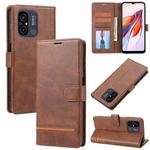 For Xiaomi Redmi 12C / 11A Classic Wallet Flip Leather Phone Case(Brown)