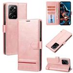 For Xiaomi Poco X5 Pro Classic Wallet Flip Leather Phone Case(Pink)