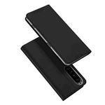 For Sony Xperia 1 V DUX DUCIS Skin Pro Series Flip Leather Phone Case(Black)