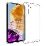 For Samsung Galaxy M15 / F15 5G Waterproof Texture TPU Phone Case(Transparent)