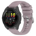 For Garmin Forerunner 265 22mm Solid Color Silicone Watch Band(Roland Purple)