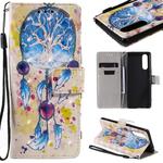 For Sony XZ5 3D Painting Horizontal Flip Leather Case with Holder & Card Slot & Lanyard(Girl Under The Tree)