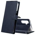 For Samsung Galaxy A14 5G GOOSPERY BLUE MOON Crazy Horse Texture Leather Phone Case(Dark Blue)