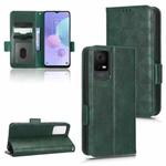 For TCL 405 / 406 T506D Symmetrical Triangle Leather Phone Case(Green)